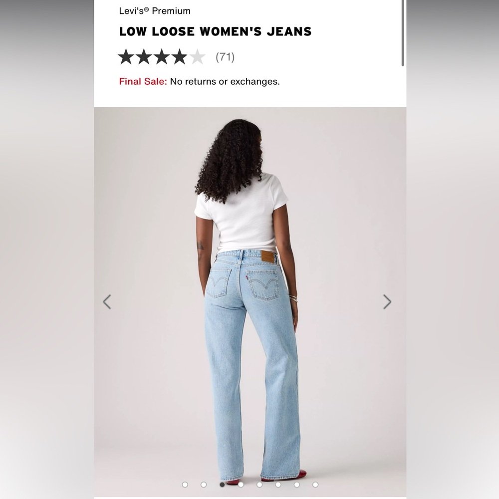 Levi's Low Loose Jeans
